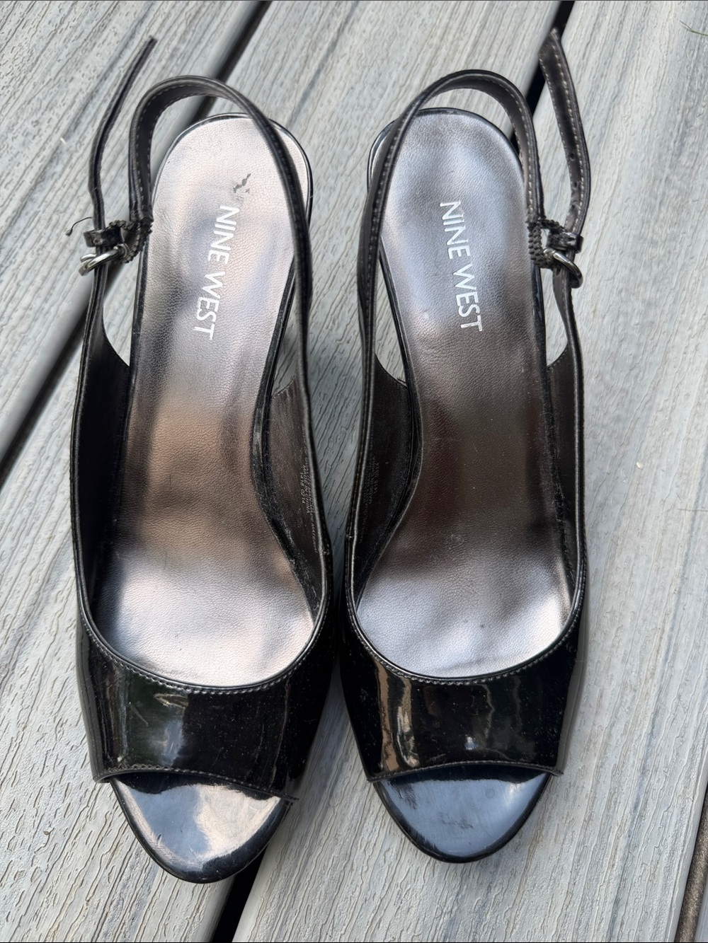Nine West ‘Karoo’ Slingback Peep-Toe Pump - Picture 2 of 7